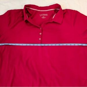 Bright RED! *SUPREMA* Catherine’s beautiful polo shirt size 3X Gently worn!